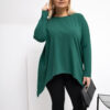 Tmavě zelená tunika DORISENNE plus size