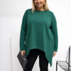 Tmavě zelená tunika DORISENNE plus size