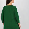 Tmavě zelená plus size mikina PARISARA
