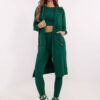 Tmavě zelený komplet s legínami a topem – AMABELLE