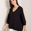 Černá oversize mikina Sally RUE PARIS – BELARA