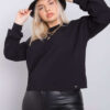 Černá plus size mikina Florentia – CIRORA