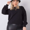 Černá plus size mikina Florentia – CIRORA