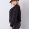Černá plus size mikina Florentia – CIRORA