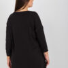 Černá plus size mikina PARISARA s aplikací
