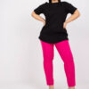 Černý plus size top KARENZIA
