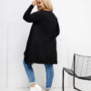 Černá plus-size tunika SENTELLE