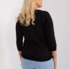 Černý plus size top JOIESIZE