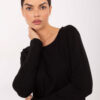 Černý plus-size top COMFOREL