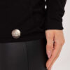 Černý plus-size top COMFOREL