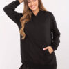 Černá basic oversize mikina RELEVANCE – AMRELLA