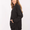 Černá basic oversize mikina RELEVANCE – AMRELLA