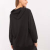 Černá basic oversize mikina RELEVANCE – AMRELLA