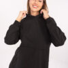 Černá basic oversize mikina RELEVANCE – AMRELLA