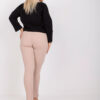 Černý plus size top WILMARIE se šňůrkou