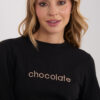 Černý žebrovaný top CHOCOLIS