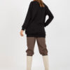 Černá dlouhá basic oversize mikina – TELENA