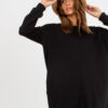 Černá dlouhá basic oversize mikina – TELENA