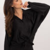 Černá elegantní oversize košile ITALY MODA – DORALISE