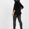 Černý plus size basic top VISCARIA