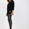Černý plus size basic top VISCARIA