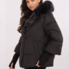 Černá prošívaná zimní bunda – TALESSA