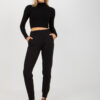 Černé dámské tepláky OCH BELLA bez zapínání – MELELIS