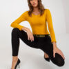 Černé bavlněné casual legíny – ZAYELLA