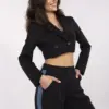 Černé kalhoty Vinceotto s kapsami – EIRELLE
