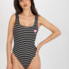 Černo-bílé pruhované body CRESSA na ramínka