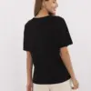 Černé tričko KARINTHA ITALY MODA s potiskem