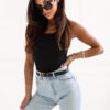 Černý basic top LORENZIA