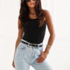 Černý basic top LORENZIA