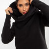 Černý basic teplákový komplet s oversize mikinou – CLIO