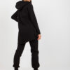 Černý basic teplákový komplet s oversize mikinou – CLIO