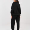 Černý dvoudílný komplet s oversize mikinou – ADAELIA