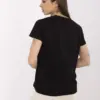 Černé basic tričko JANELORA s kulatým výstřihem