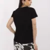 Černé basic tričko ILARINA s výstřihem do V