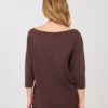 Tmavohnědý basic top ESMARIE