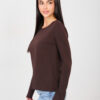 Tmavohnědý basic top ELVARISSA