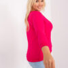 Červený plus size top JOIESIZE