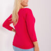 Červený plus size top JOIESIZE
