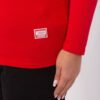 Červený přiléhavý top LINEARA plus size