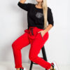 Červené tepláky Savage plus size – CAVONA
