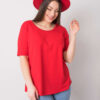 Červené plus size tričko LIVELLE Missy