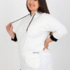 Ecru plus size mikina NOVELLA s nápisem