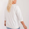 Ecru plus size mikina GOLDPOCK