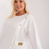 Ecru plus size mikina GOLDPOCK