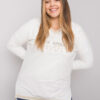 Ecru plus size mikina LILAVIE