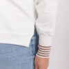 Ecru plus size mikina CUFFELLE